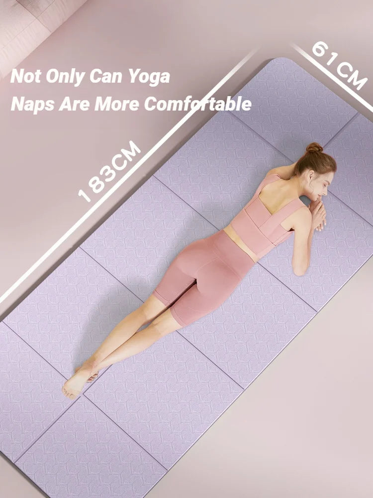 NOREVIO YogaFlex™ | Tapis de Yoga Pliable Antidérapant