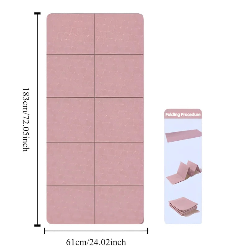 NOREVIO YogaFlex™ | Tapis de Yoga Pliable Antidérapant