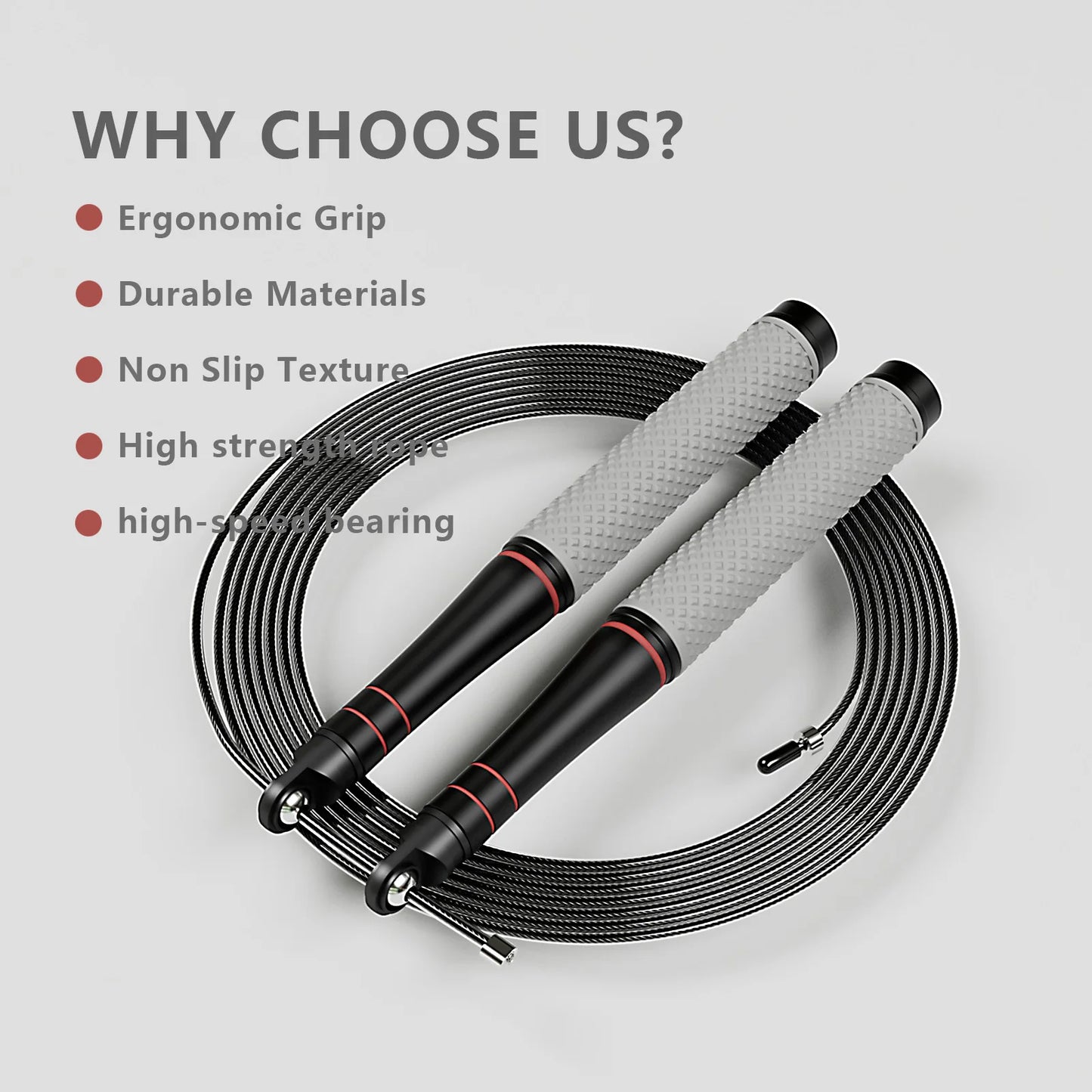 NOREVIO SpeedRope™ | Corde à Sauter Ajustable
