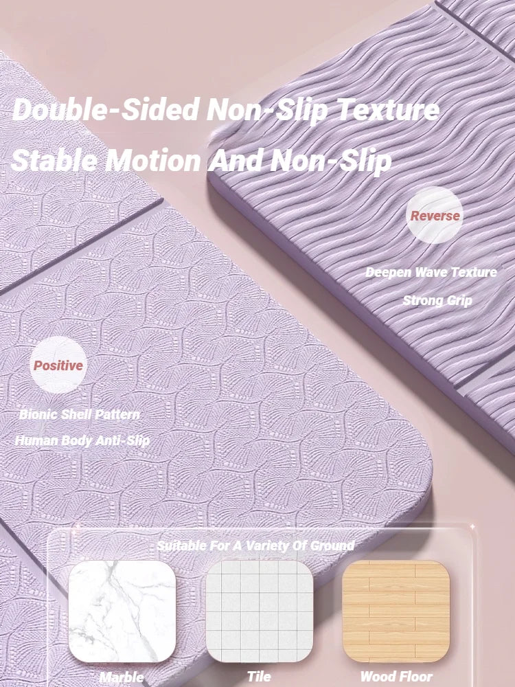 NOREVIO YogaFlex™ | Tapis de Yoga Pliable Antidérapant