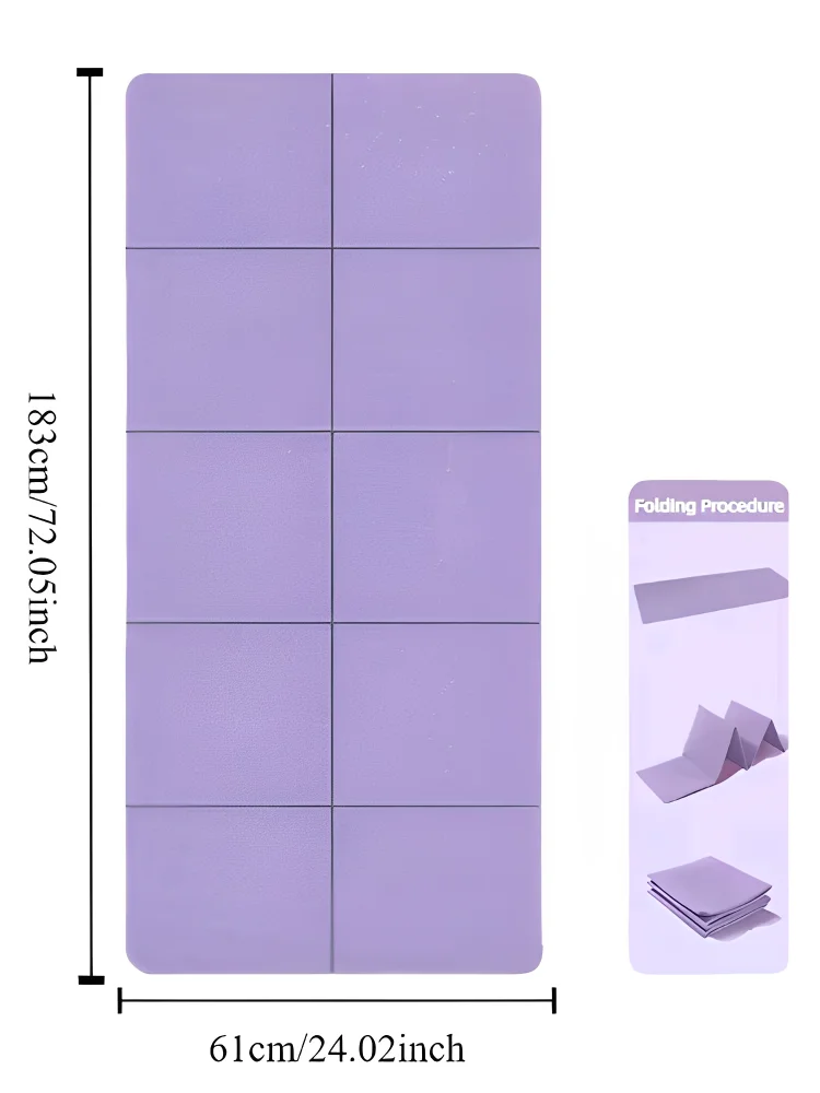NOREVIO YogaFlex™ | Tapis de Yoga Pliable Antidérapant