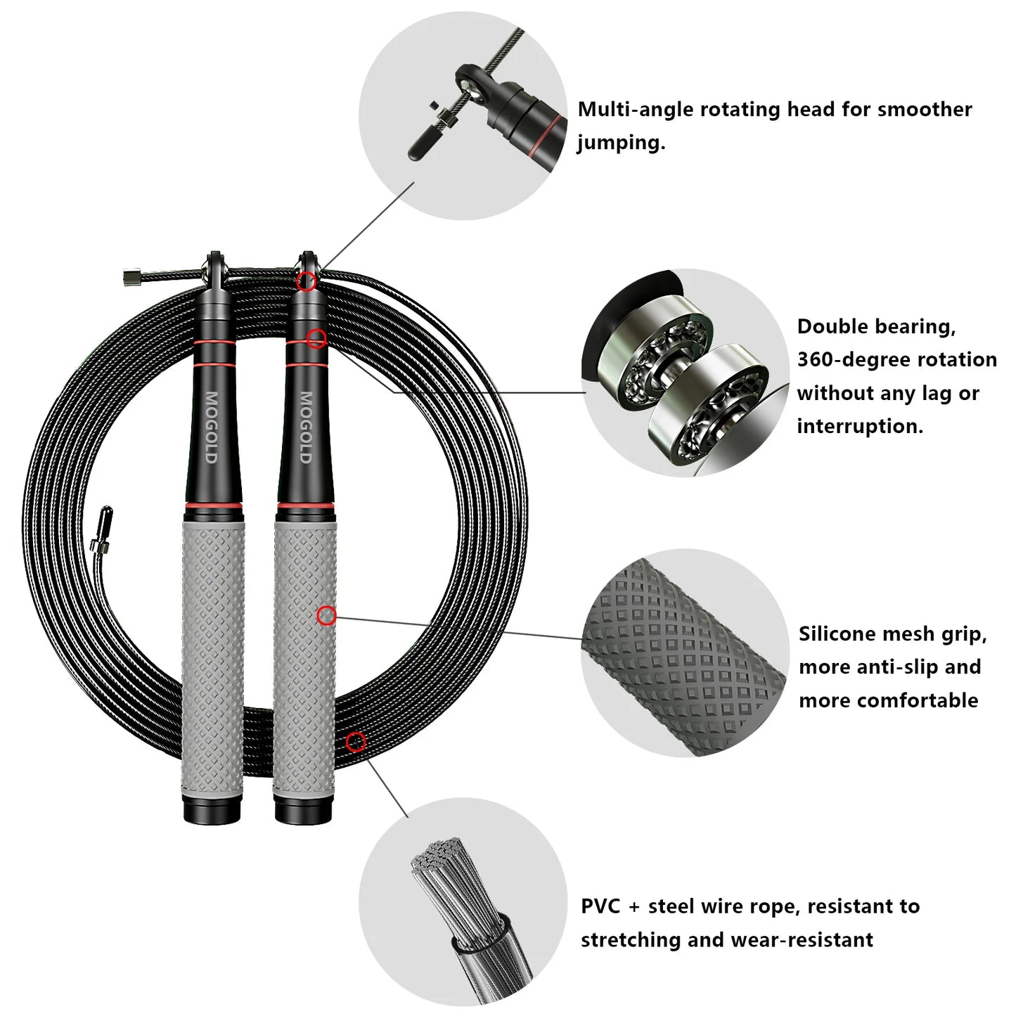 NOREVIO SpeedRope™ | Corde à Sauter Ajustable