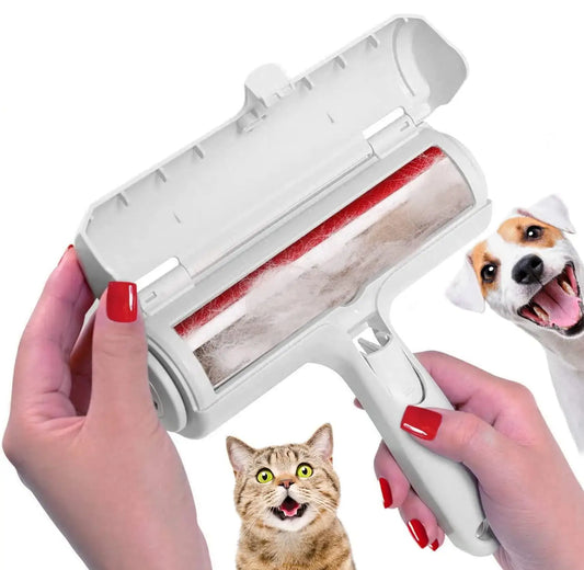 NOREVIO FurClean Brosse Anti-Poils Autonettoyante pour chiens & chats